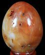 Colorful Carnelian Agate Egg #55527-1